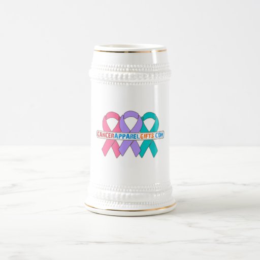 Ribbons For a Cause v4 - CancerApparelGifts.Com Coffee Mug