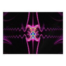 Ribbons on Black Velvet Fractal Announcements