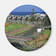 Ribeira Grande gardens Fridge Magnet