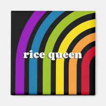 RICE QUEEN REFRIGERATOR MAGNET