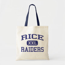 Rice - Raiders - Rice High School - Altair Texas Canvas Bags