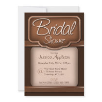 Rich Chocolate : Bridal Shower Invitations