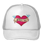 Rich - Custom Heart Tattoo T-shirts & Gifts Mesh Hat