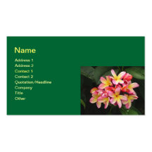 Rich Plumeria Business Card