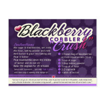 Rich Recipes - BLACKBERRY COBBLER CRUSH