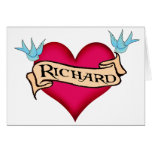 Richard - Custom Heart Tattoo T-shirts & Gifts