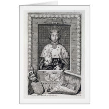 Richard II (1367-1400) King of England 1377-99, af Greeting Cards