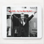 Richard Nixon "Miss Me Yet?" Funny Gifts & Tees mousepads