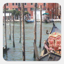 Riches of Venice Square Stickers