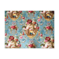 Richloom Fragonard Cornflower Blue French Country  Postcards
