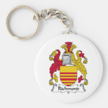 Richmond Family Crest Key Chain