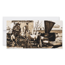 Richmond & Petersburg RR Ruins Richmond VA April 1 Custom Photo Card