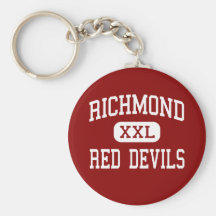 Richmond - Red Devils - High - Richmond Indiana Key Chains