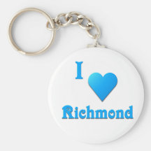 Richmond -- Sky Blue Keychain