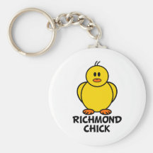 Richmond Virginia Chick Key Chains