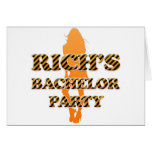 Rich's Bachelor Party Card