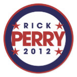 Rick Perry 2012 Sticker