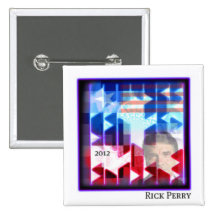 Rick Perry 2D Campaign Button