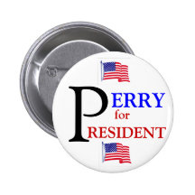 Rick Perry for President 2012 Button