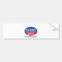 Rick Perry For President Bumper Sticker
