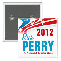 Rick Perry Pinback Buttons
