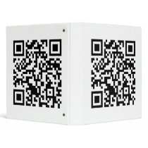 Rick Roll QR Code Rickrolled 3 Ring Binders