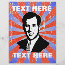 RICK SANTORUM FULL COLOR FLYER