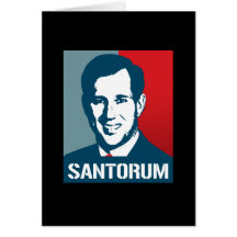 RICK SANTORUM POSTER CARDS