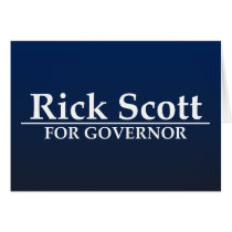 Rick Scott for Governor Cards