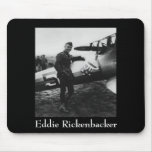 Rickenbacker Posing With His Plane