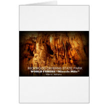RICKWOOD CAVERNS STATE PARK - WARRIOR, ALABAMA GREETING CARDS