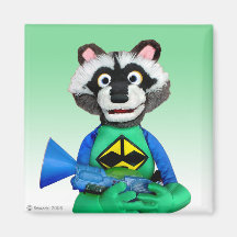 Ricky Raccoon Magnet