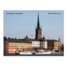 Riddarholmen, Stockholm, Photo ... Postcard