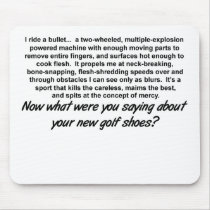 Ride A Bullet - Dirt Bike Motocross Mousepad
