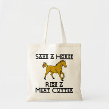 ride a meat cutter bag