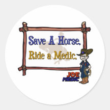 Ride A Paramedic Sticker