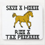 ride a tax preparer mouse pad