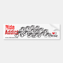 Ride Addict Bumper Stickers