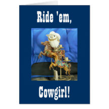 Ride 'em, Cowgirl! Card