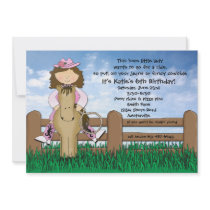 Ride 'em Cowgirl Invitation