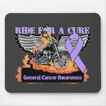 Ride For a Cure - General Cancer Mousepad