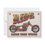 Ride Like the Wind invitations