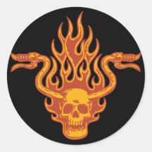 Ride Minded Round Stickers