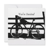 Ride My Bike/Black &White Invites
