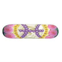 Ride on to Glory:  BirthStar Pisces Custom Skate Board