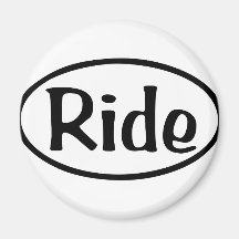 ride refrigerator magnet