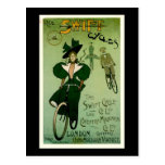 Ride SWIFT Cycles Vintage Poster Postcard