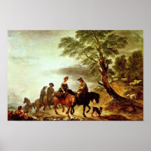 Ride To The Market By Thomas Gainsborough ( Posters
