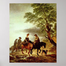 ride to the market by Thomas Gainsborough Print