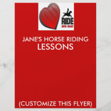 RIDE WITH HEART PRODUCTS FLYERS